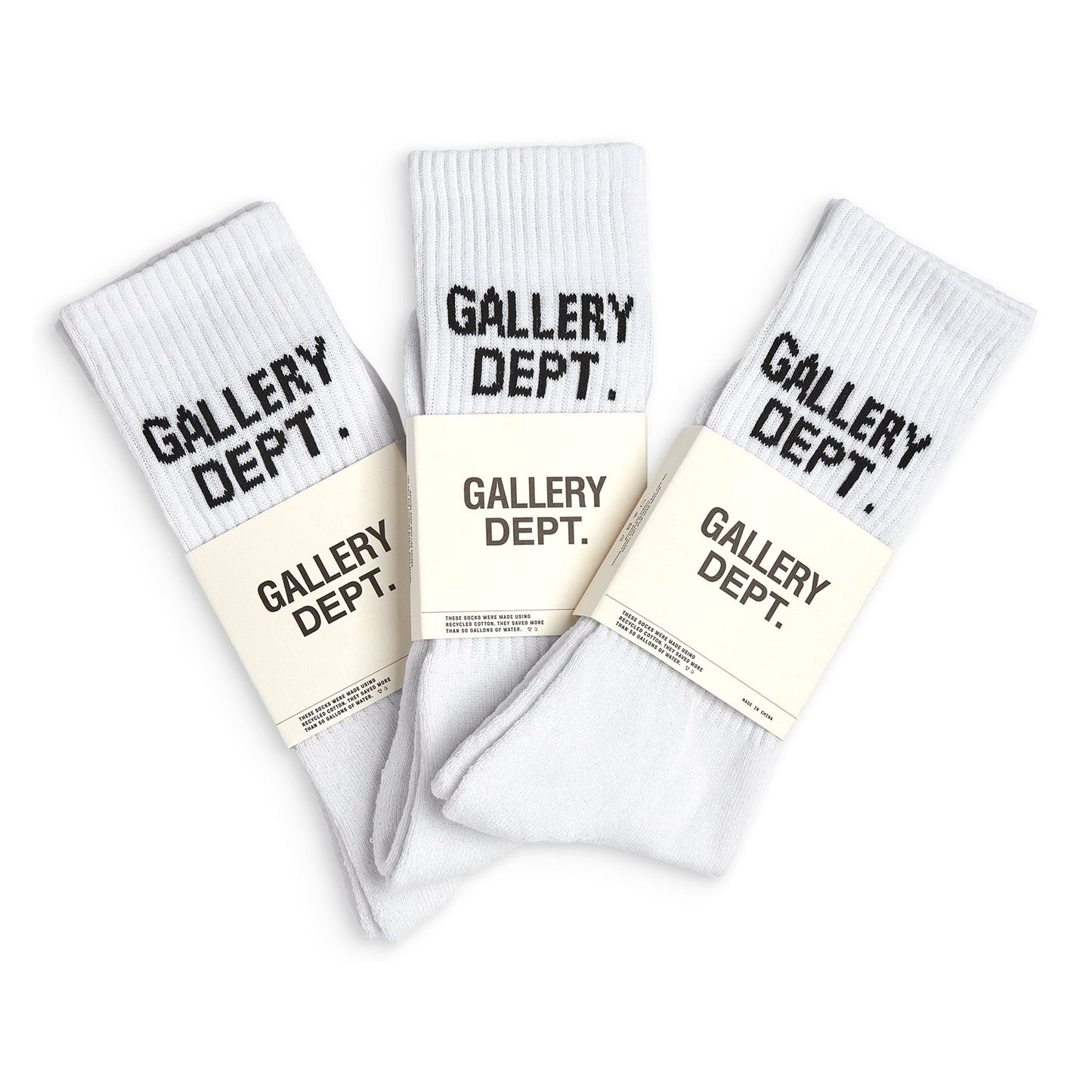 CLEAN WHITE SOCKS - SET OF 3